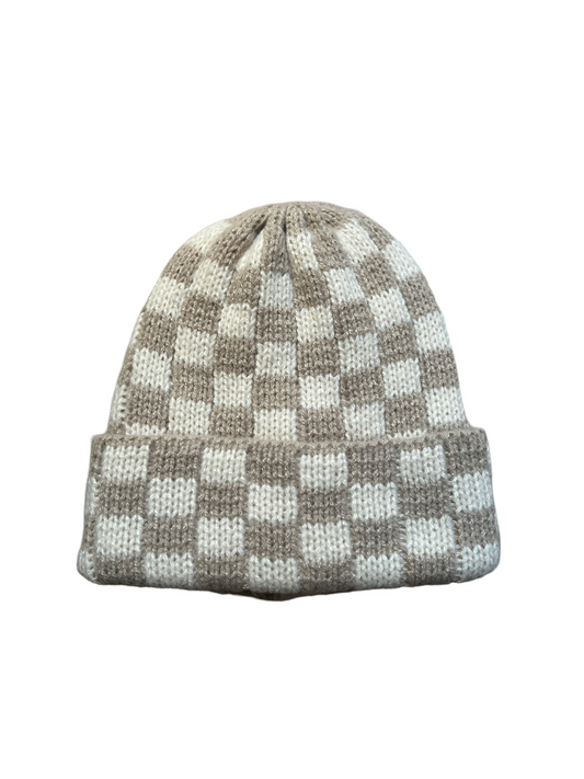 Bonnet damier