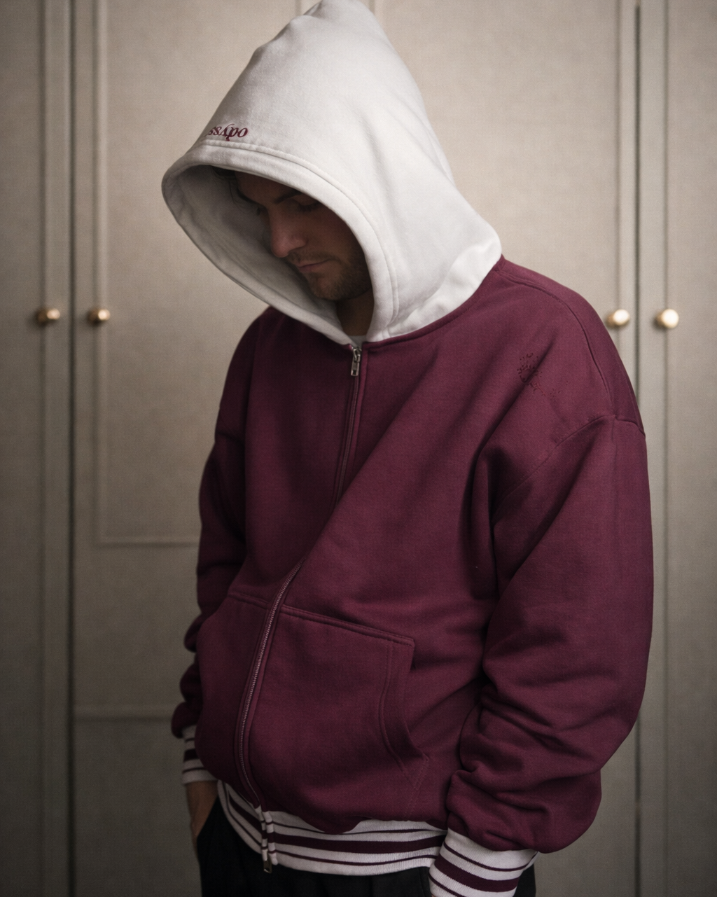 Two-tone hoodie